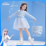 Дисней, шерстяное демисезонное платье, наряд маленькой принцессы, осенняя юбка