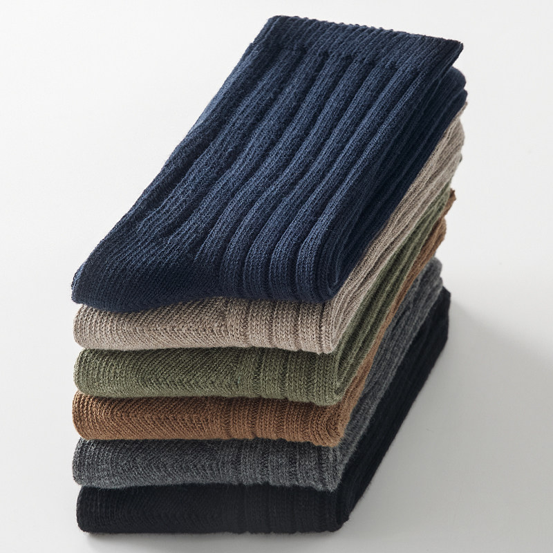 恒源祥男士秋冬款加厚全棉纯棉袜子 恒源祥内衣短袜/打底袜/丝袜/美腿袜