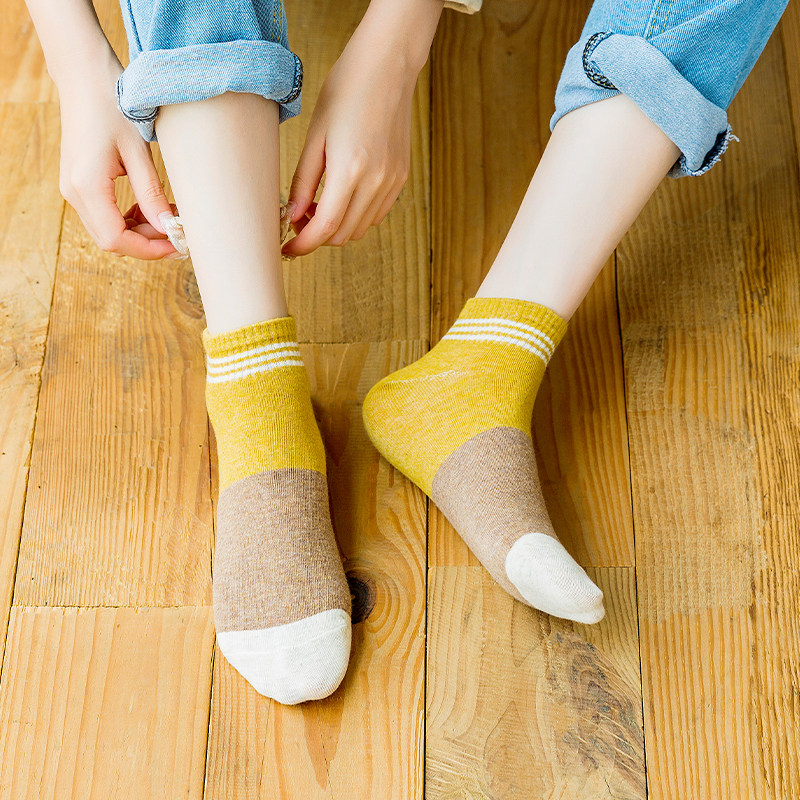 恒源祥纯棉秋冬中厚款时尚db中筒袜 恒源祥内衣短袜/打底袜/丝袜/美腿袜