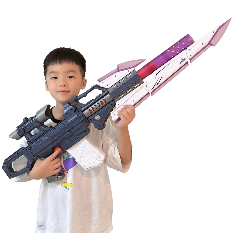 儿童节礼物玩具男孩枪变形拼装M416仿真电动软弹枪可发射6-10岁 - 图3