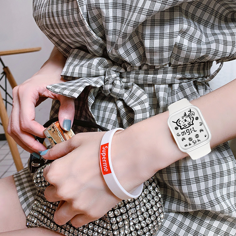 黑科技女ins风简约气质防水男表 多伦兹国产腕表