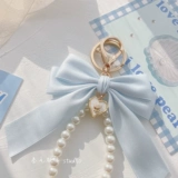 Оригинальный свежий брелок с бантиком, лента