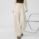 ໂສ້ງ Tencel Linen Scimitar Pants ໃໝ່ 2026 ໃໝ່ ຮັດສະໂພກ ກວມເອົາສະໂພກ, Slimming ແລະ Drapey Versatile ກາງເກງ