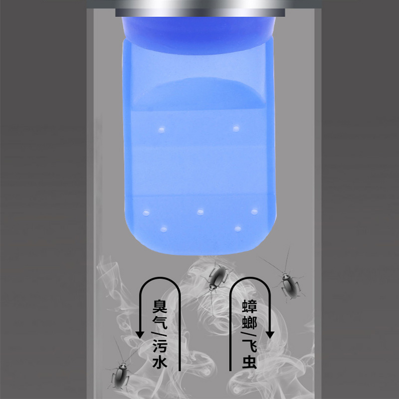 地漏内芯卫生间防虫防臭防反味防反水厨房下水道止味止逆止臭神器 - 图0