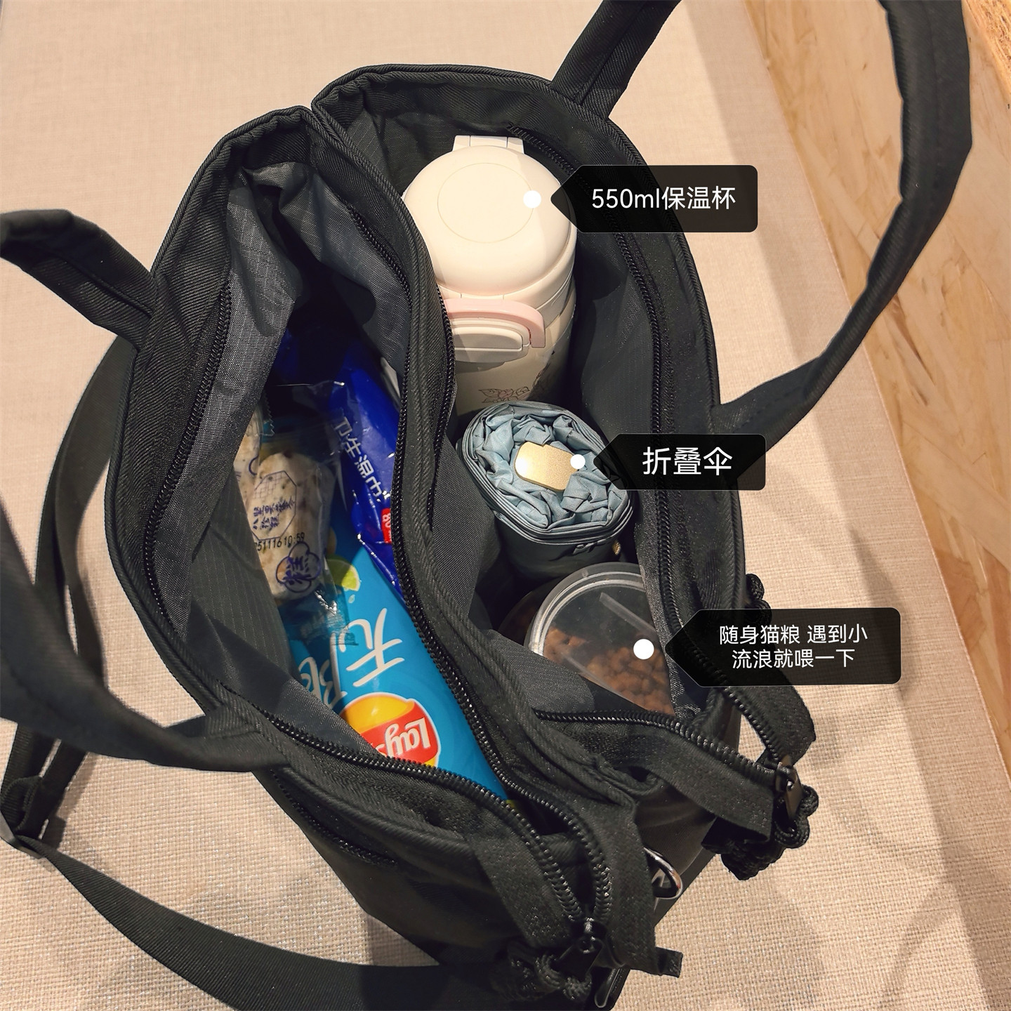 上班族通勤包包手拎包手提包多口袋帆布包多分隔分区收纳斜挎时尚,淘宝优惠券,粉丝福利购,淘宝优惠卷