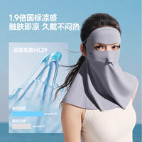 蕉下护颈防晒面罩女轻薄遮脖子透气立体