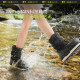 Jiaoxia ນ້ໍາ repellent ຕ້ານ slip ອົບອຸ່ນ snow boots ເກີບ fleece ອາກາດ