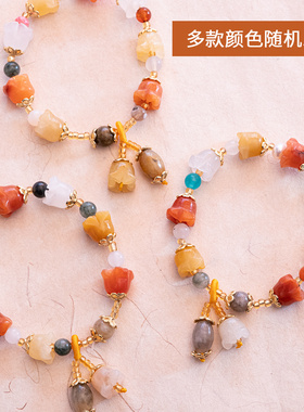 彩色佛珠金丝玉南瓜上岸手串
