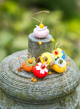 草本香包手机挂平安好运桃花