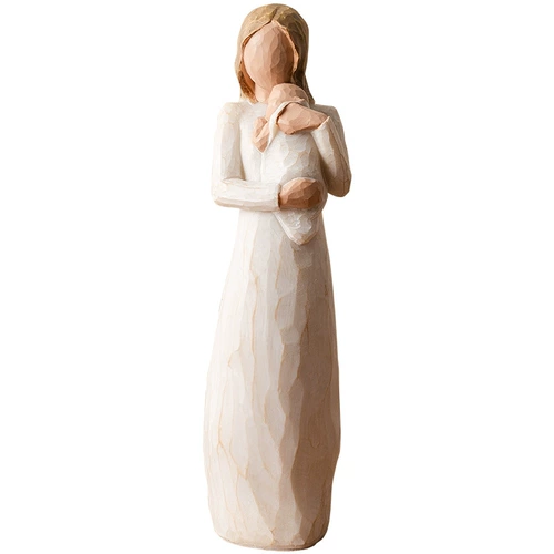 Статуя ручной работы семьи ручной работы, новорожденный ребенок скандинавской творческий дом памятный день свадебный подарок