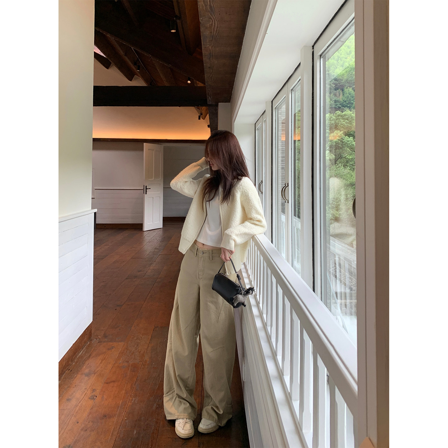 Cactishop小羊羔 全羊毛圈圈纱短外套女初冬加厚保暖双拉链开衫,淘宝优惠券,粉丝福利购,淘宝优惠卷