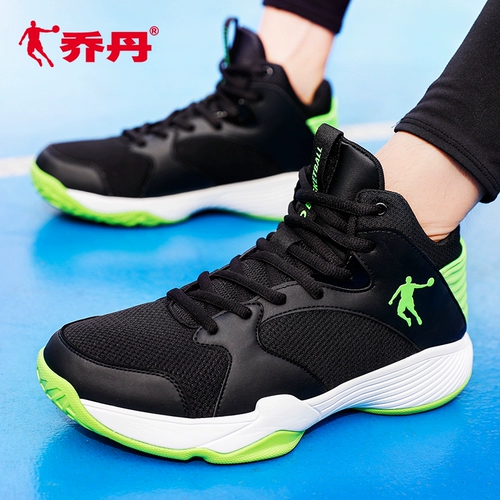 乔丹 Зимняя баскетбольная обувь, спортивная обувь, высокие демисезонные амортизирующие сапоги