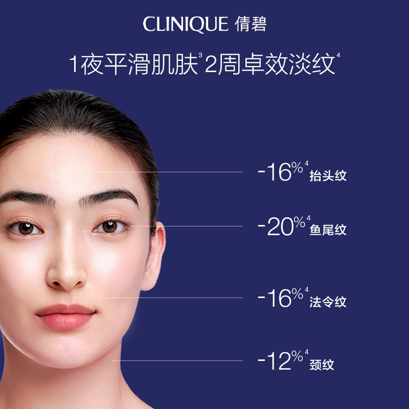 倩碧弹力带面颈霜+紫光眼霜淡纹套装 抗皱紧致抗老修护维稳敏感肌