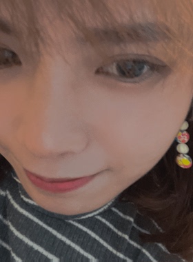 复古日式可爱彩色串珠小众耳环女