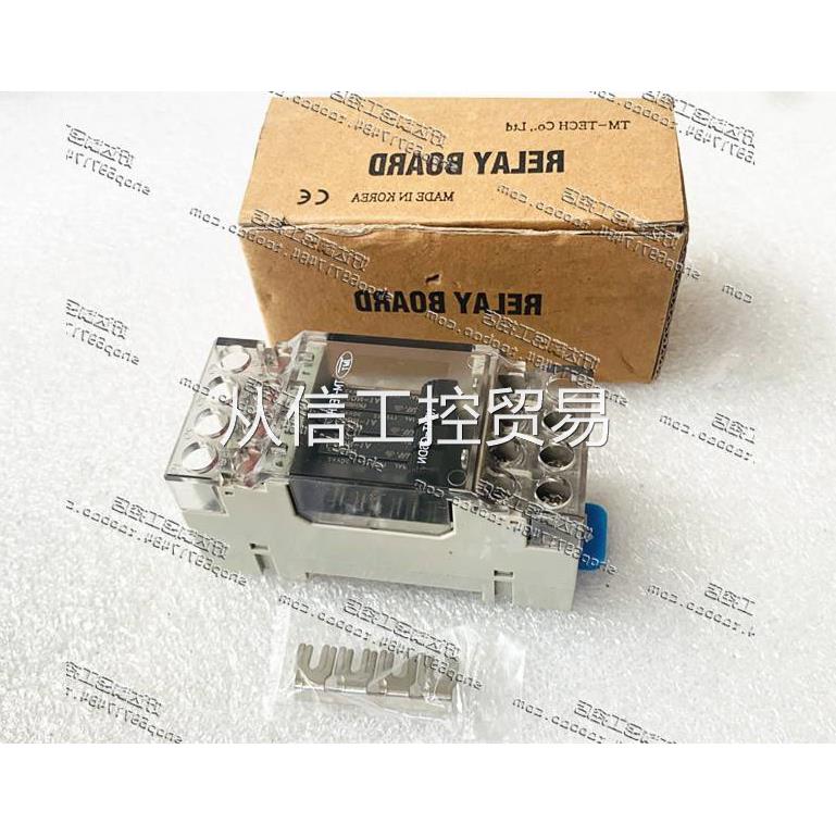 原装韩国TM-TECH 继电器模组 NF4T-G6DN 24VDC 现货正品 - 图0