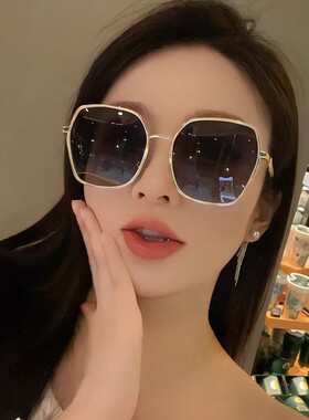 定制近视太阳镜女士防紫外线眼镜