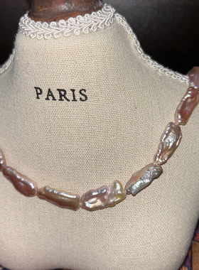 天然紫珠琵琶骨项链 女轻奢小众设计感高级气质百搭经典