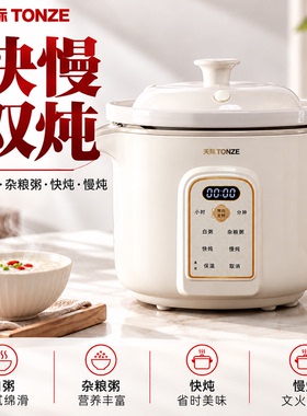 天际陶瓷电炖锅养生煲汤煮粥