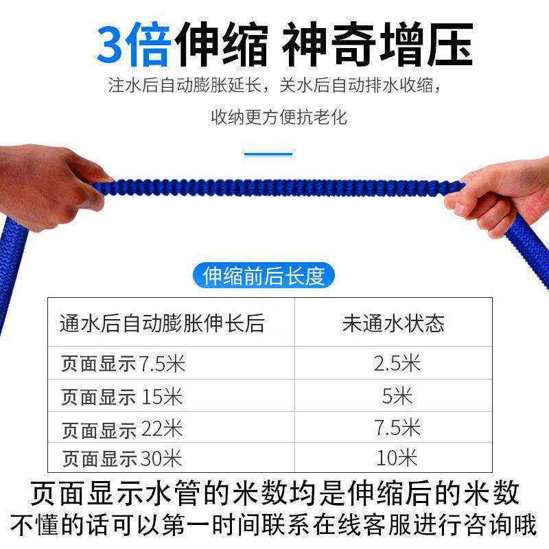 高压洗车水枪抢家用神器伸缩水管软管汽车洗车枪套装浇花喷头工具