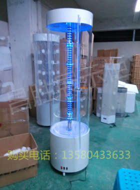 旋转展示柜有机玻璃圆形展示柜