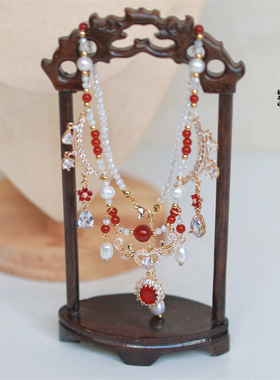 韶华记锆石白水晶玛瑙女仙气璎珞