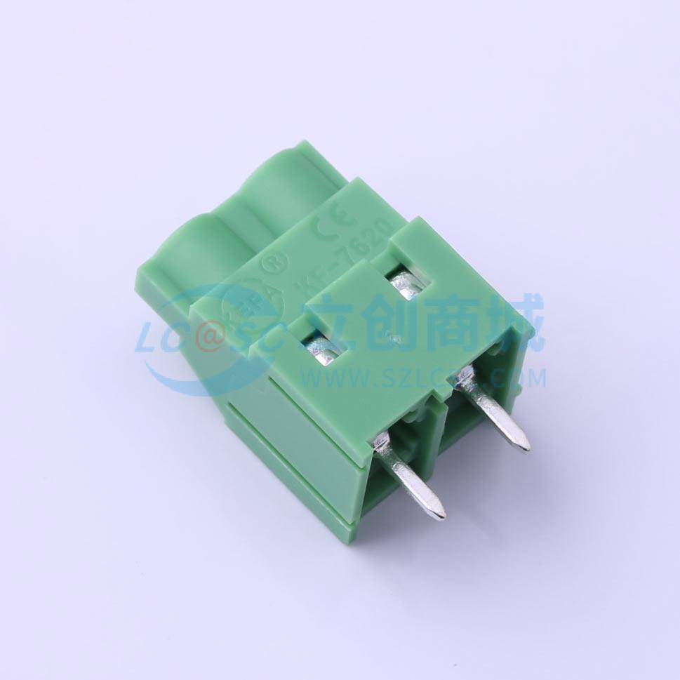 螺钉式接线端子 KF7620-7.62-2P 插件,P=7.62mm 1x2P 电子元器件 - 图1