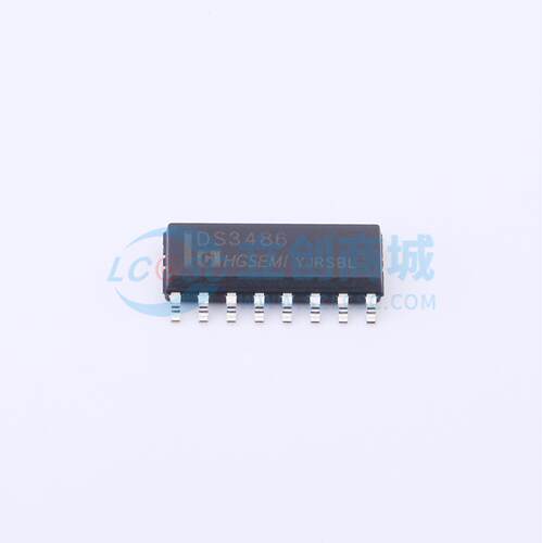 RS-485/RS-422芯片 DS3486M/TR SOP-16 原装正品 电子元器件配单 - 图1