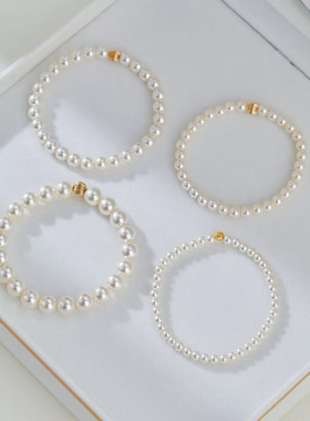 小众设计施家珍珠手链