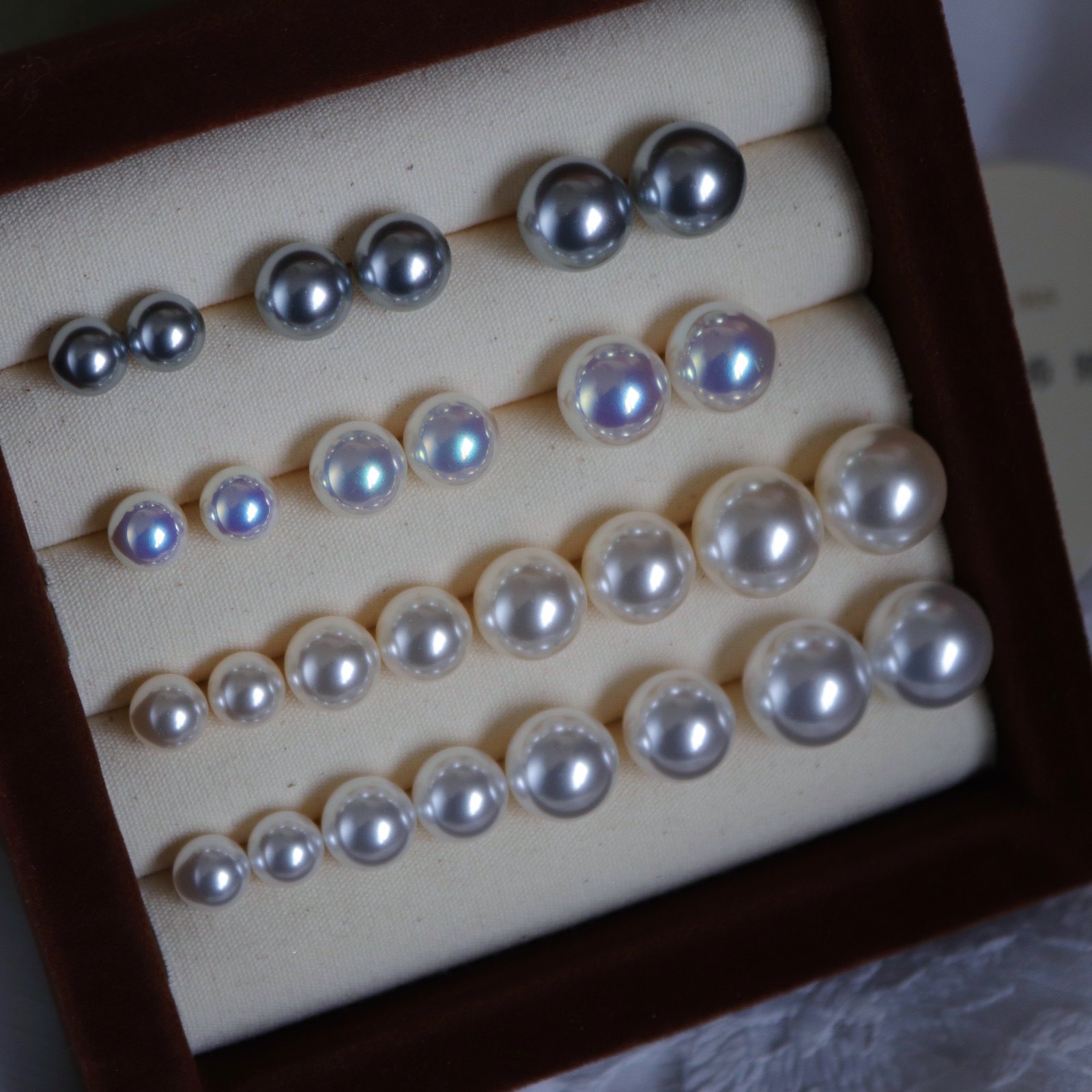 韩国ins博主fever同款大颗复古进口珍珠耳环女s925纯银耳钉耳夹,淘宝优惠券,粉丝福利购,淘宝优惠卷