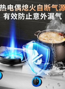 志高商用增压猛火燃气灶