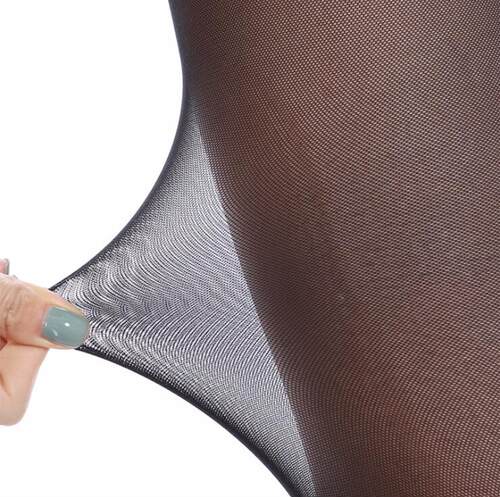 网裤女夏季超薄大码高弹网纱打底裤莫代尔网袜防勾丝巾身网眼连裤 - 图2
