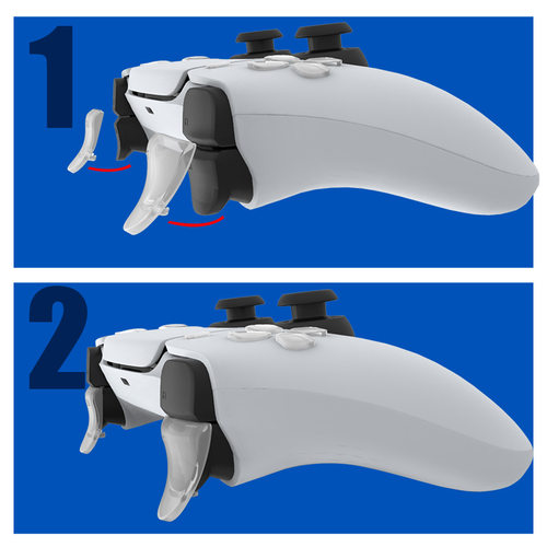适用PS5手柄扳机加长按键PS5 slim延长键扳机按键外设按键配件-图2