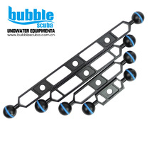 bubblescuba double ball light arm diving photo bracket Multi-spec optional