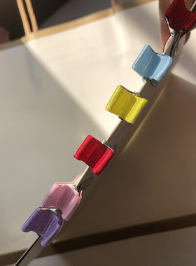 手工diy发卡彩色双叉5cm双面胶包布夹鸭嘴发夹儿童卡子发饰配件