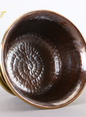 供水杯铜供佛杯高脚圣水杯藏式