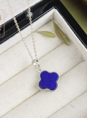 南宫女纯银四叶草吊坠