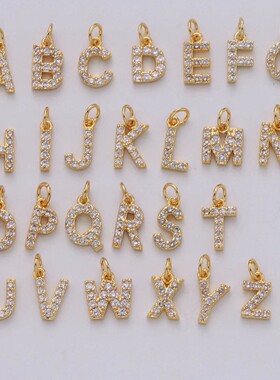 情人结项链手链字母吊坠叠爱心结LetterStackingBraceletNecklace