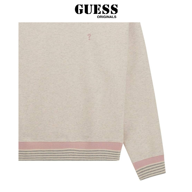 GUESSOriginals 24年 女士百搭长袖圆领针织衫-W4GQ06KBJ31 - 图3