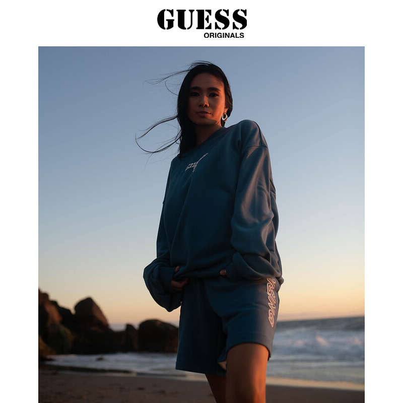 GUESS Originals x 88rising胶囊系列新男士短裤-M3PD00K2Q40 - 图0