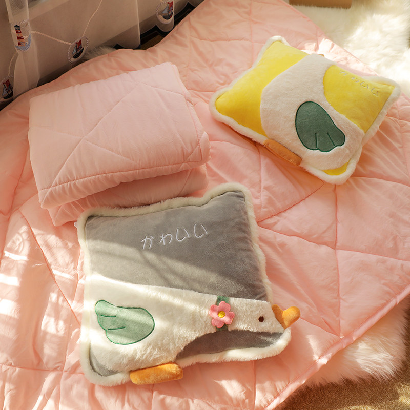 抱枕被子两用二合一2023新款毛毯车用车载汽车上靠枕午睡枕头毯子,淘宝优惠券,粉丝福利购,淘宝优惠卷