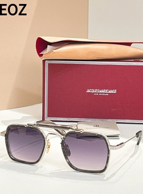 jmm  KILPATRICK 方形金属双横梁个性款墨镜防晒太阳眼镜男女潮款