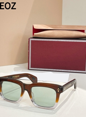 jmm TORINOI复古粗框大框方形男女墨镜酸醋纤维板材防晒太阳眼镜