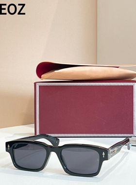 JMM KIRWIN复古粗框窄款长方形男女潮款墨镜板材太阳眼镜
