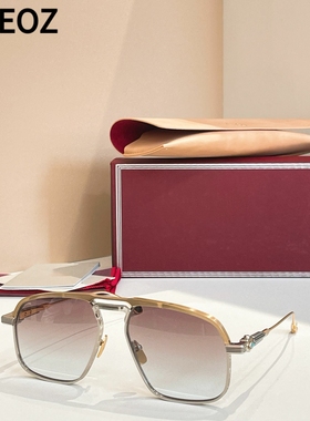 jmm LABARGE 双拼色金属飞行员型太阳眼镜个性墨镜防晒男女潮款