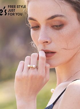 she’s珍珠时尚高级感指环