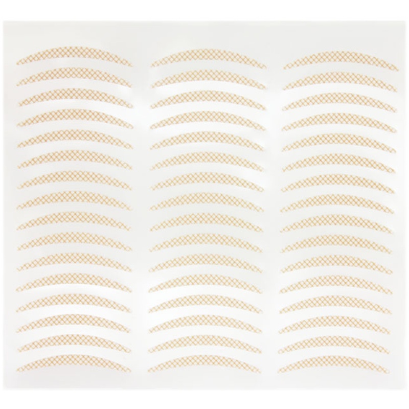 伊采莲双眼皮贴格纹蕾丝肤咖色均匀自然中部加宽无痕隐形男女通用 - 图3