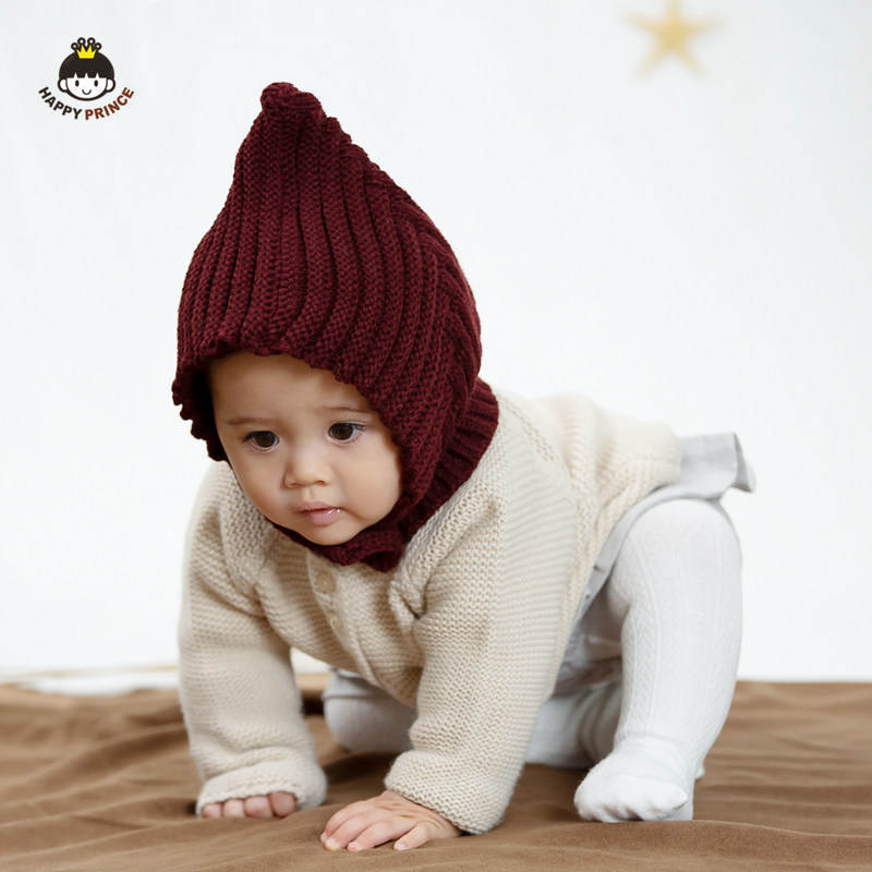 婴儿帽子秋冬婴幼儿毛线帽男宝宝帽子秋冬0-3岁儿童帽子女潮韩版,淘宝优惠券,粉丝福利购,淘宝优惠卷