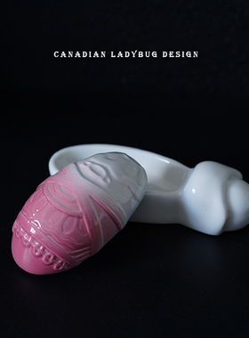 北欧陶瓷个性动物摆件收纳