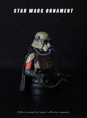 波巴费特半身像树脂手办