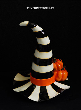 欧式陶瓷南瓜帽子造型装饰摆件